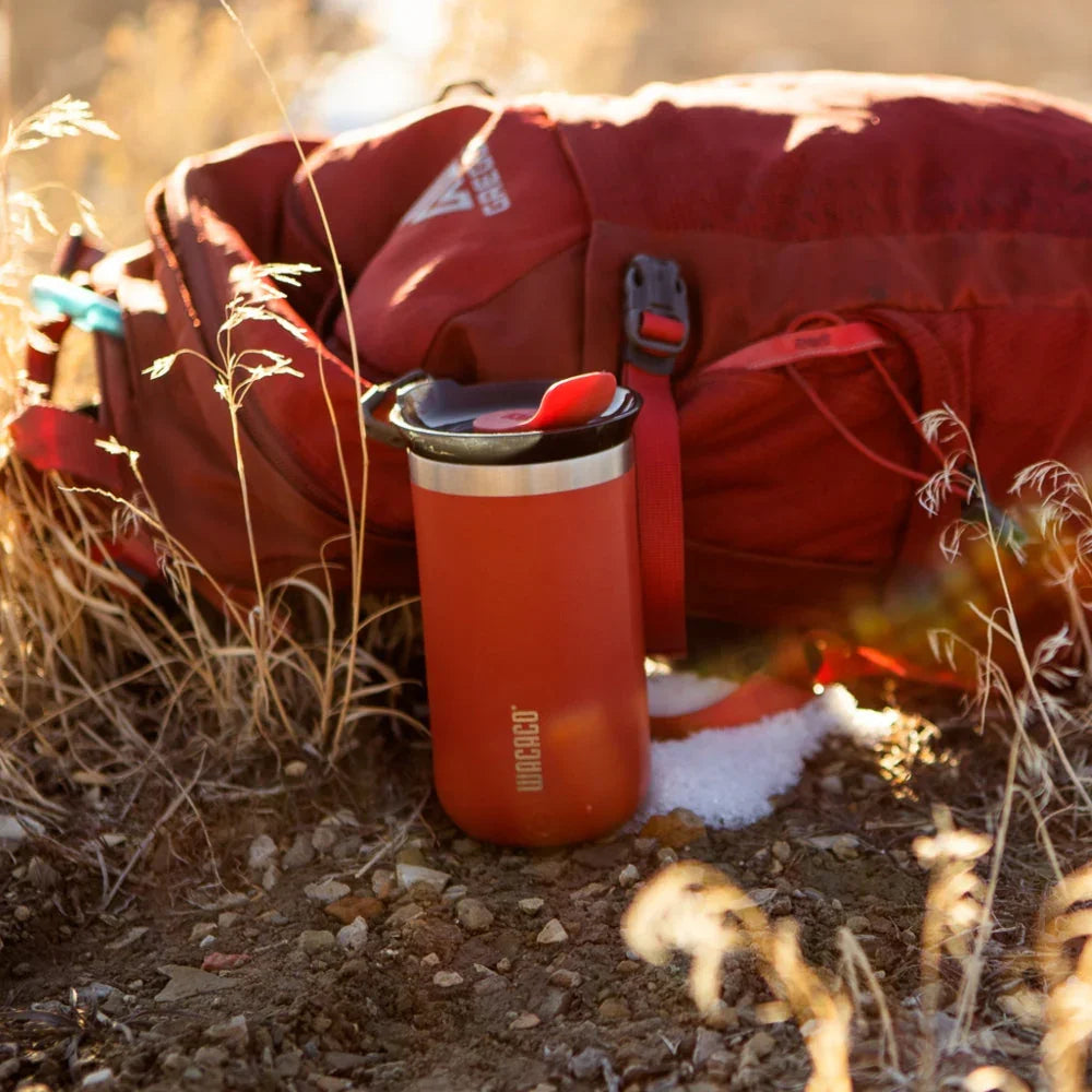 WACACO 300ml Octaroma Vacuum Insulated Mug - Red - Tashqila WACACO 300ml Octaroma Vacuum Insulated Mug - Red - Tashqila